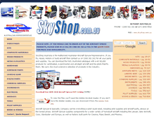 Tablet Screenshot of aircraftspruce.com.au
