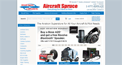 Desktop Screenshot of aircraftspruce.com