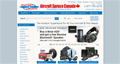 Desktop Screenshot of aircraftspruce.ca